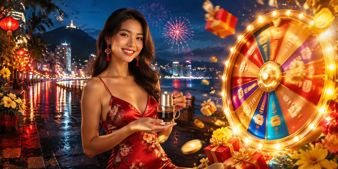 Người chơi tại Vũng Tàu thưởng thức cà phê và trải nghiệm roulette trực tuyến buổi sáng